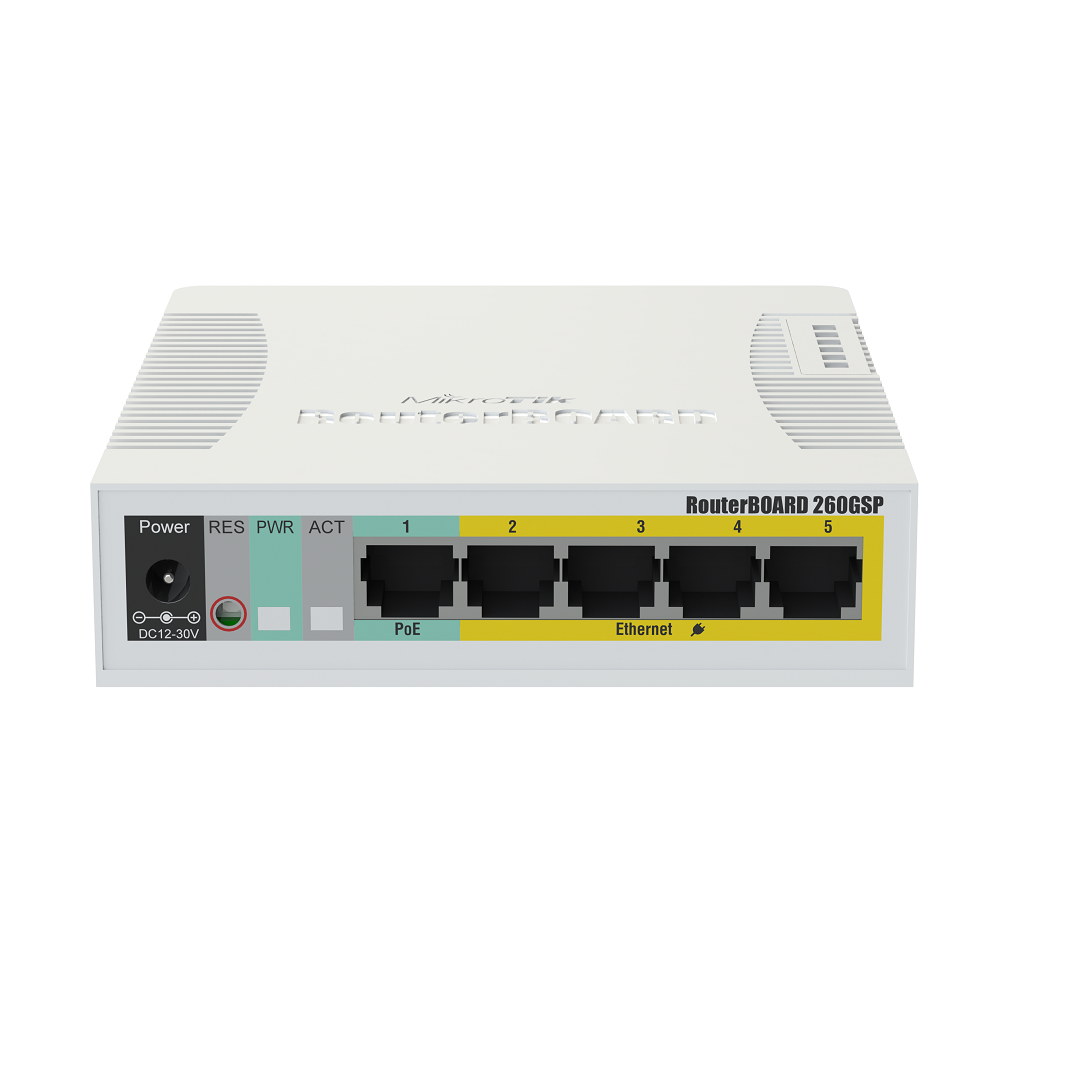 Thiết bị chuyển mạch Switch Mikrotik RB260GSP-1