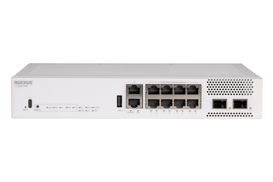 Thiết bị chuyển mạch RUCKUS ICX 8200-C08PF
