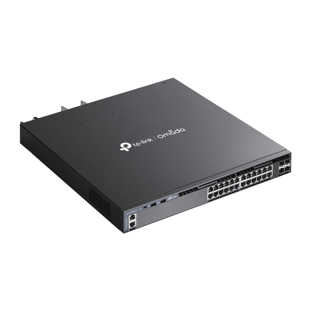 Thiết bị chuyển mạch Switch TP-Link SG6428XHP PoE+ Managed L3 Omada 24 Cổng Gigabit, 4 Khe Cắm 10G -1