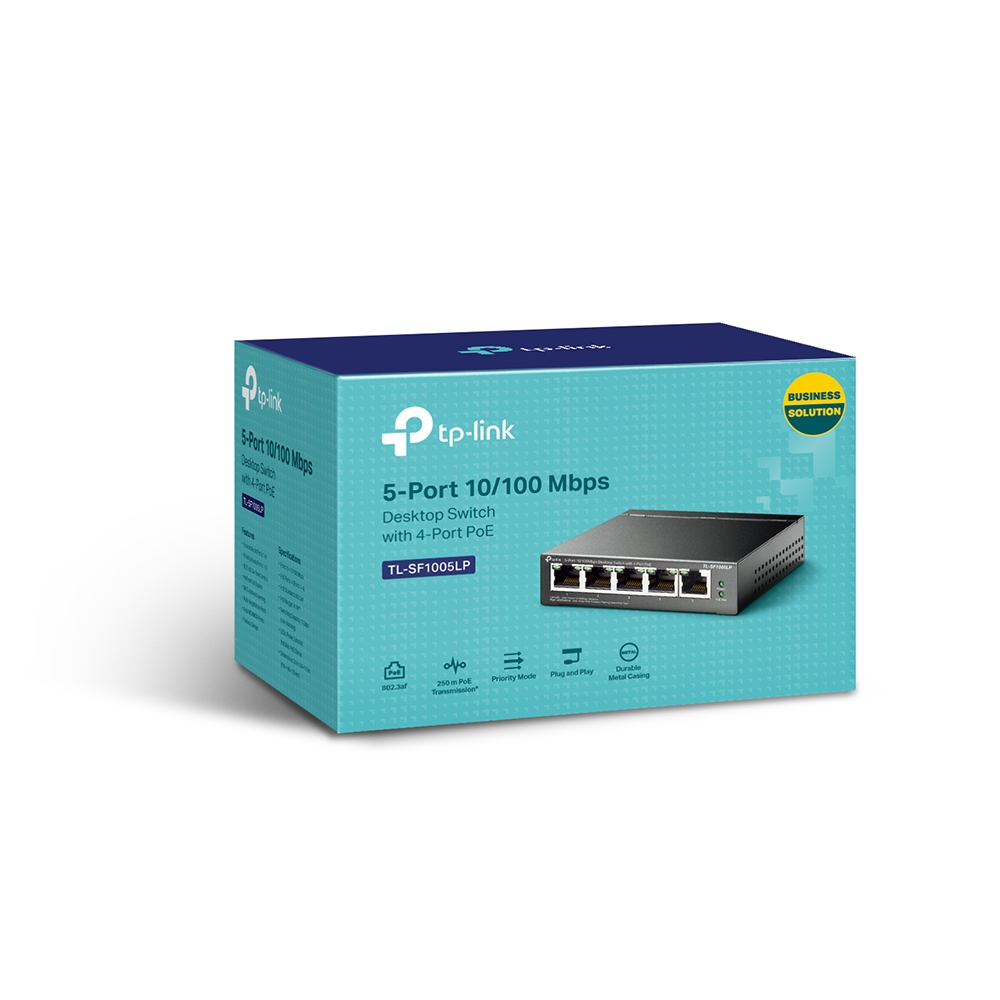 Thiết bị chuyển mạch Switch PoE TP-Link TL-SF1005LP-1