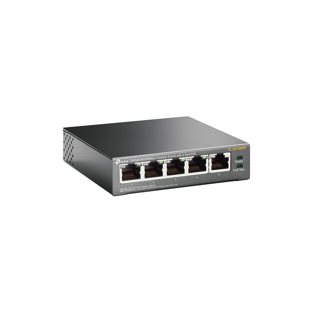 Thiết bị chuyển mạch Switch PoE TP-Link TL-SF1005P V1-1