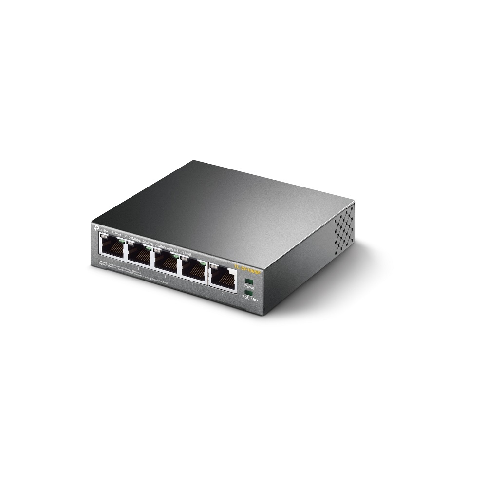 Thiết bị chuyển mạch Switch PoE TP-Link TL-SF1005P V1-1