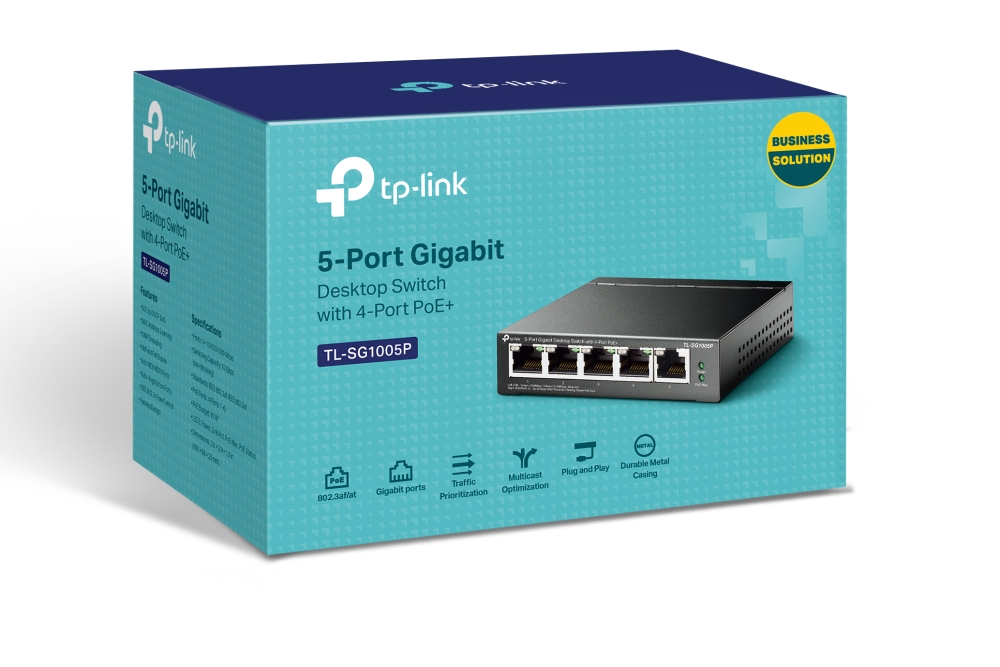 Thiết bị chuyển mạch Switch PoE TP-Link TL-SG1005P-1