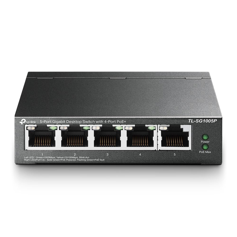 Thiết bị chuyển mạch Switch PoE TP-Link TL-SG1005P-2
