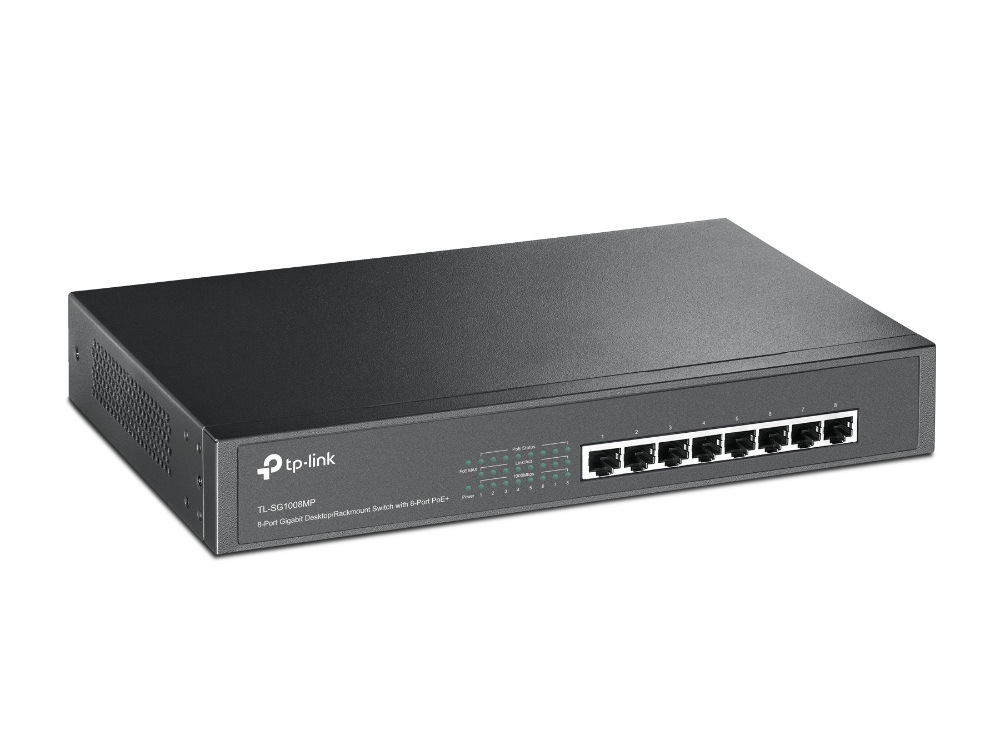 Thiết bị chuyển mạch Switch PoE TP-Link TL-SG1008MP V1-1