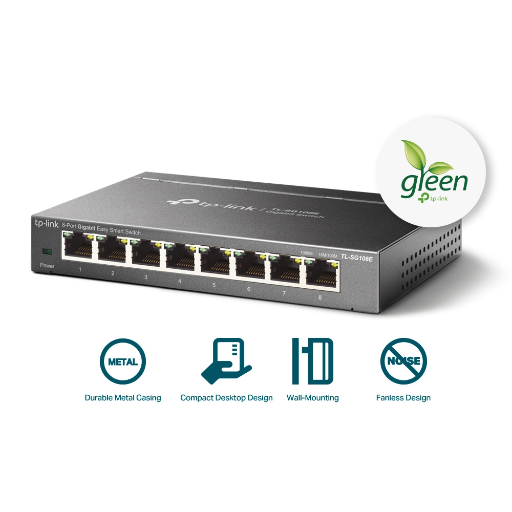 Thiết bị chuyển mạch Smart Switch TP-Link TL-SG108E-2