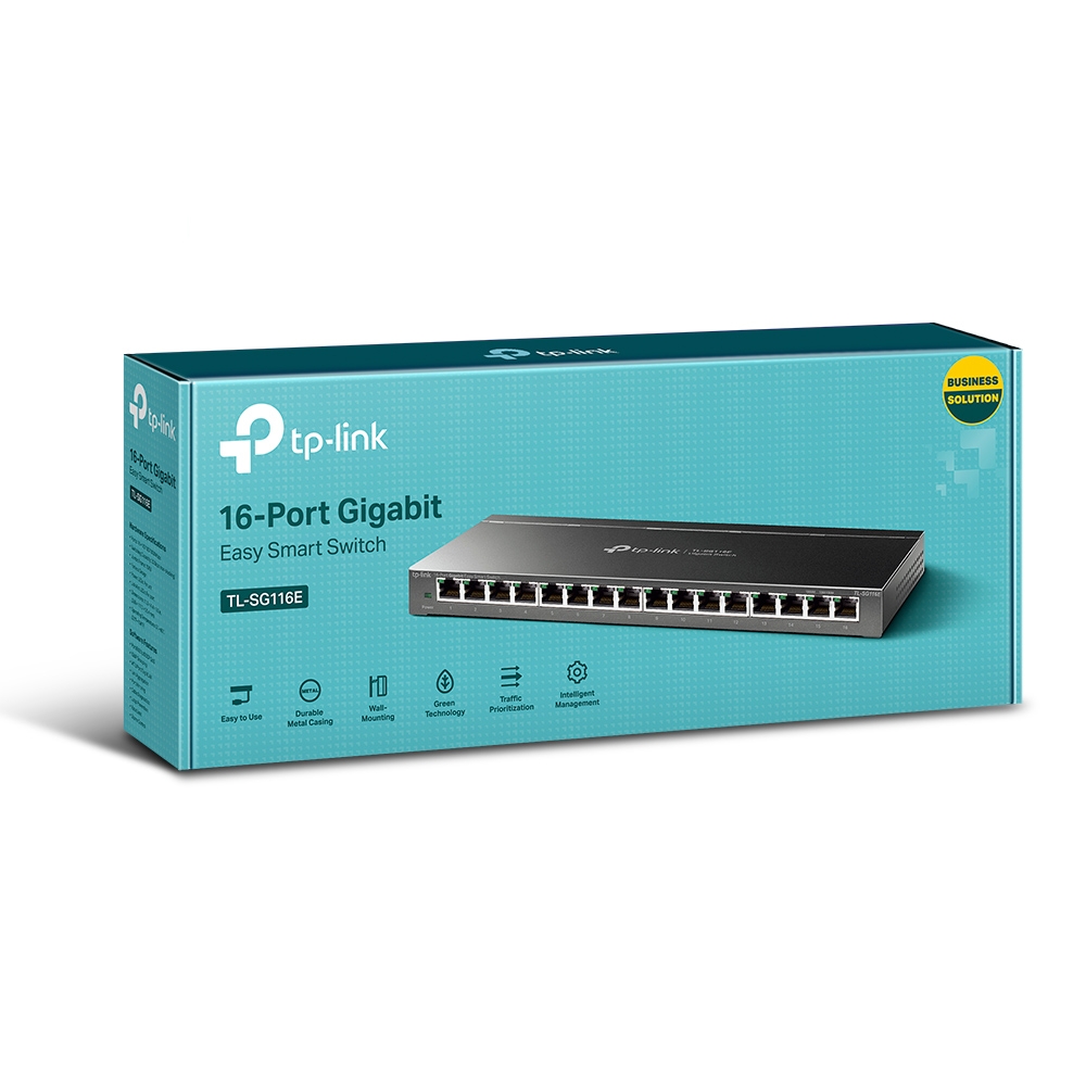 Thiết bị chuyển mạch TP-Link TL-SG116E - 16-Port Gigabit Easy Smart Switch-1