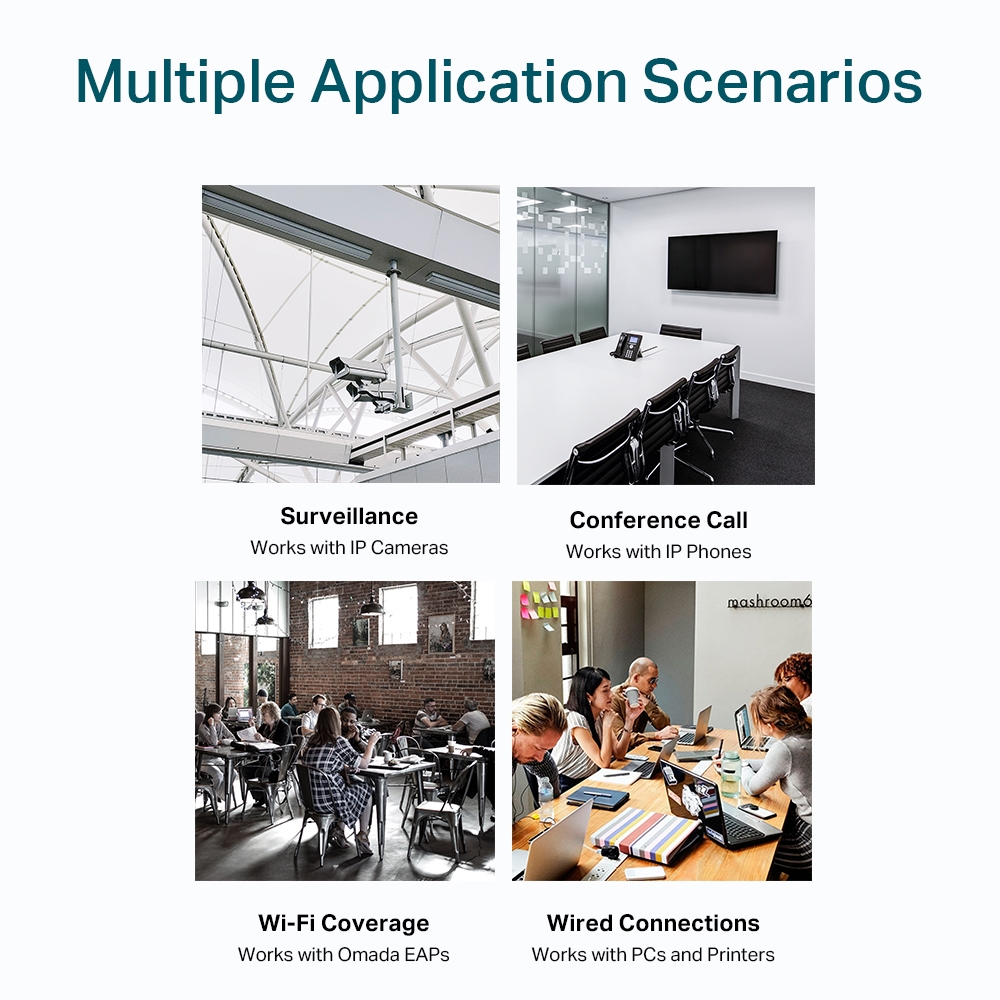 Thiết bị chuyển mạch Switch PoE TP-Link TL-SG1218MP-1