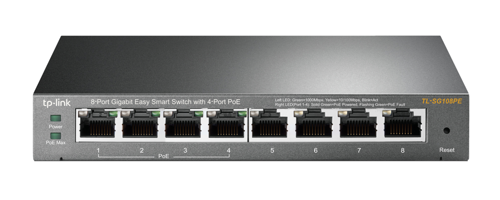 Thiết bị chuyển mạch Smart Switch TP-Link TL-SG108PE