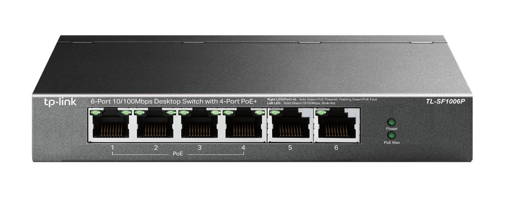 Thiết bị chuyển mạch Switch PoE TP-Link TL-SF1006P