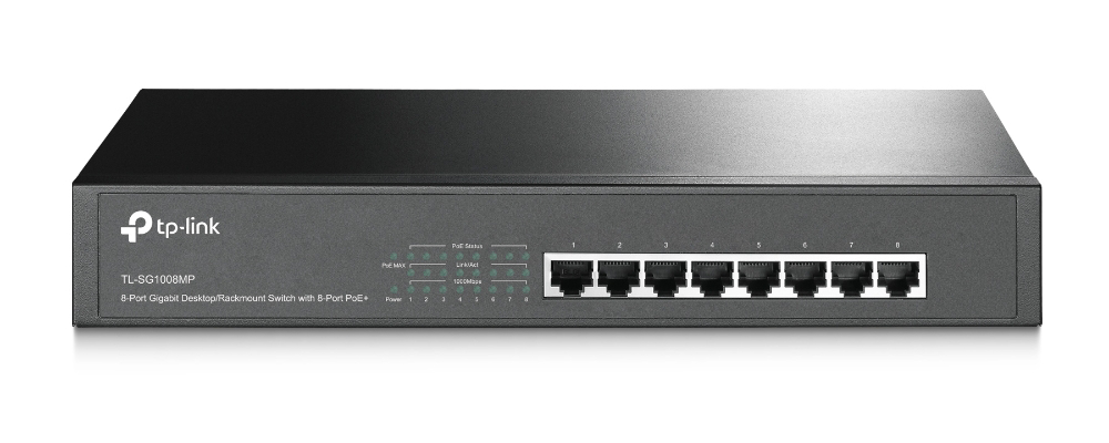 Thiết bị chuyển mạch Switch PoE TP-Link TL-SG1008MP V1