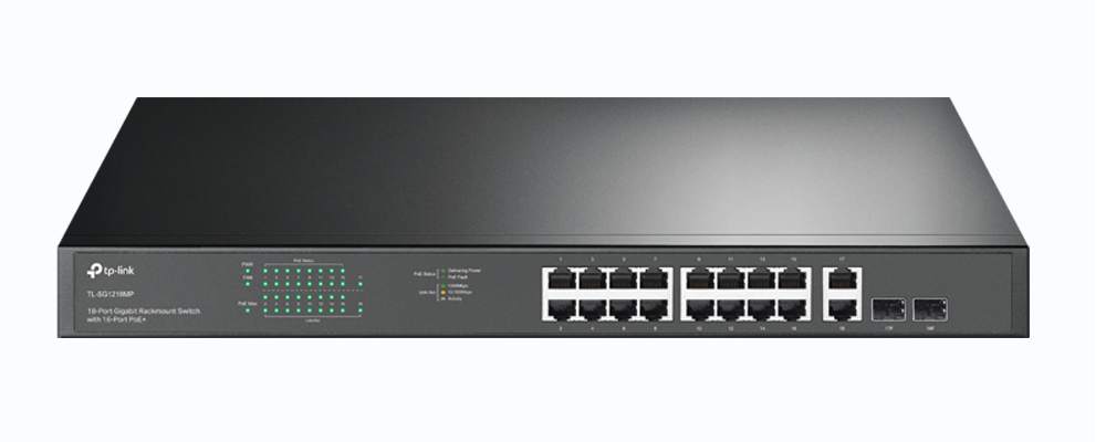 Thiết bị chuyển mạch Switch PoE TP-Link TL-SG1218MP