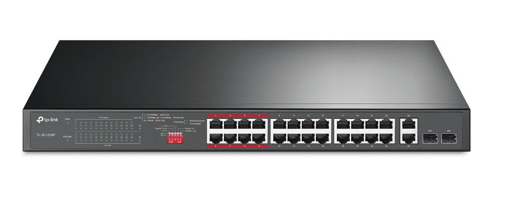 Thiết bị chuyển mạch Switch PoE TP-Link TL-SL1226P