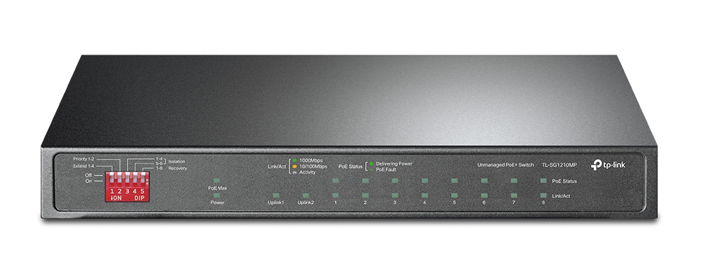 Thiết bị chuyển mạch Switch PoE TP-Link TL-SG1210MP