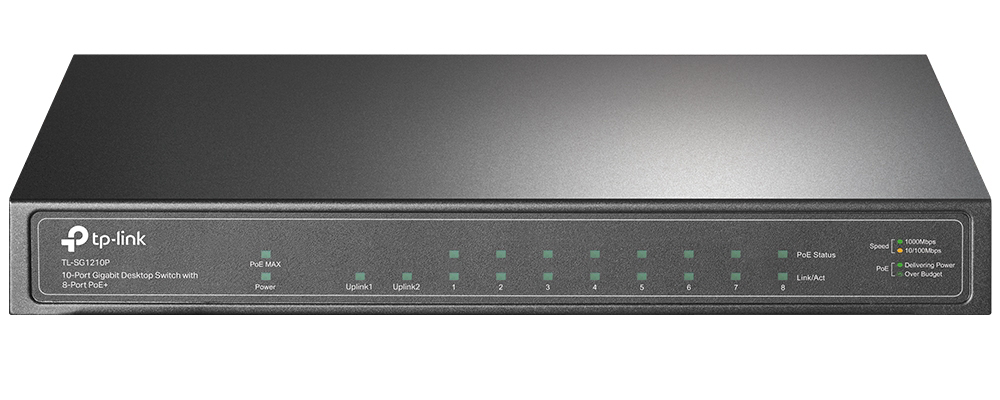 Thiết bị chuyển mạch Switch PoE TP-Link TL-SG1210P