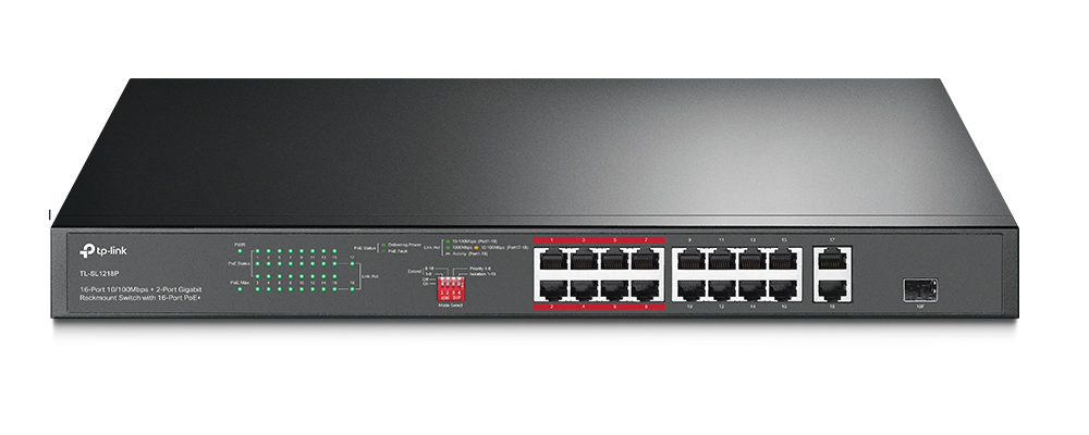Thiết bị chuyển mạch Switch PoE TP-Link TL-SL1218P