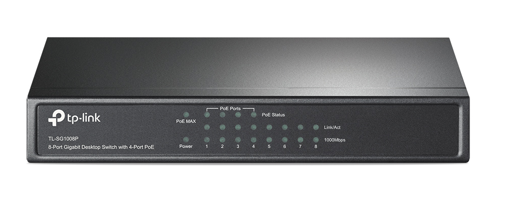 Thiết bị chuyển mạch Switch PoE TP-Link TL-SG1008P