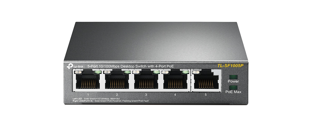 Thiết bị chuyển mạch Switch PoE TP-Link TL-SF1005P V1