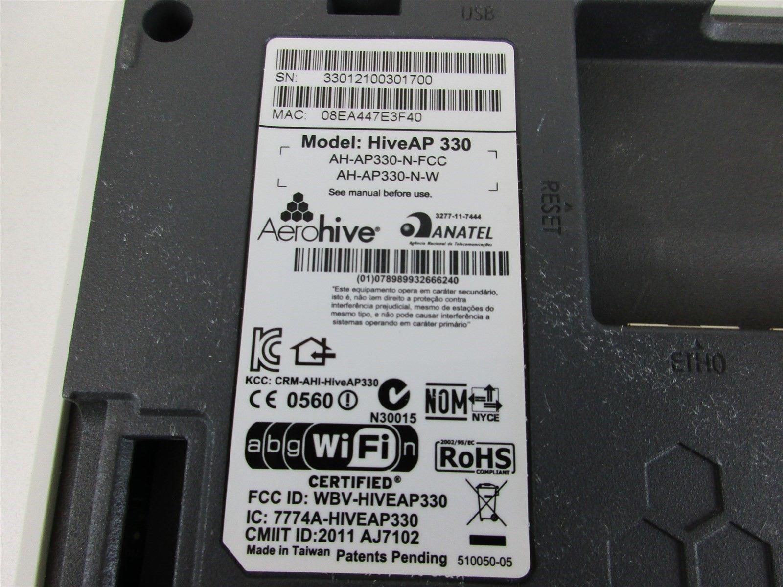 Thiết bị phát sóng Wifi Aerohive AP330 (Wifi cao cấp chuẩn N siêu bền siêu chịu tải)-1