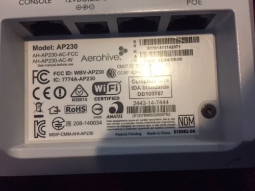 Thiết bị phát sóng Wifi Aerohive AP230 (Wifi cao cấp chuẩn AC siêu bền siêu chịu tải)-1