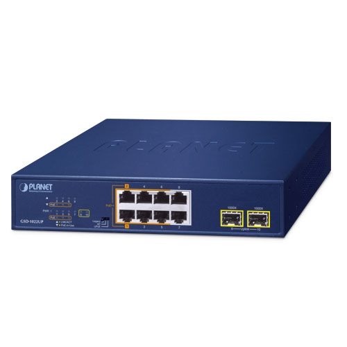 Thiết bị chuyển mạch Switch PoE Planet GSD-1022UP