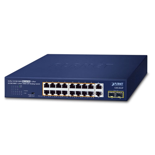 Thiết bị chuyển mạch Switch PoE Planet GSD-2022P