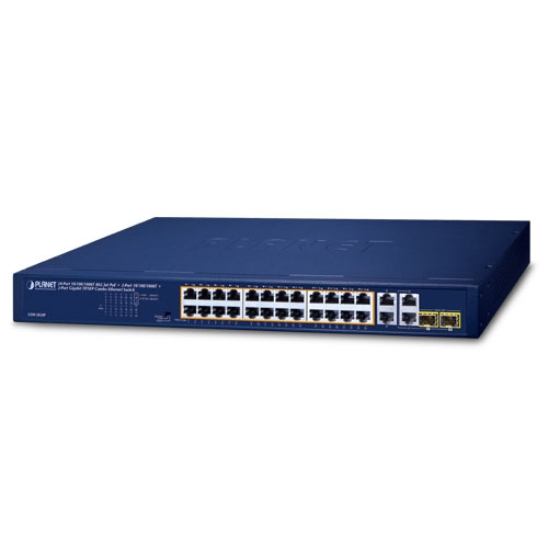 Thiết bị chuyển mạch Switch PoE Planet GSW-2824P