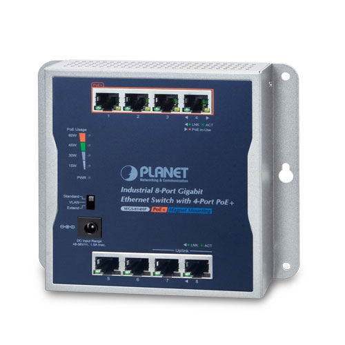 Thiết bị chuyển mạch Switch PoE công nghiệp Planet WGS-814HP-2