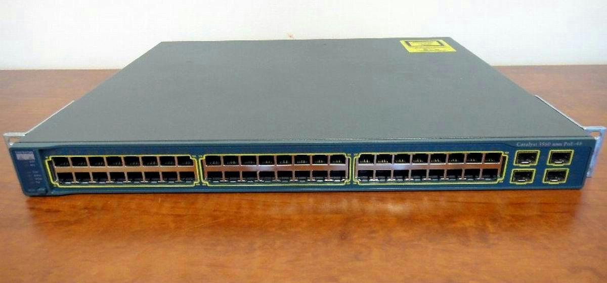 Cisco Catalyst WS-C3560G 48PS-S 48-Port Gigabit PoE Switch 15.0