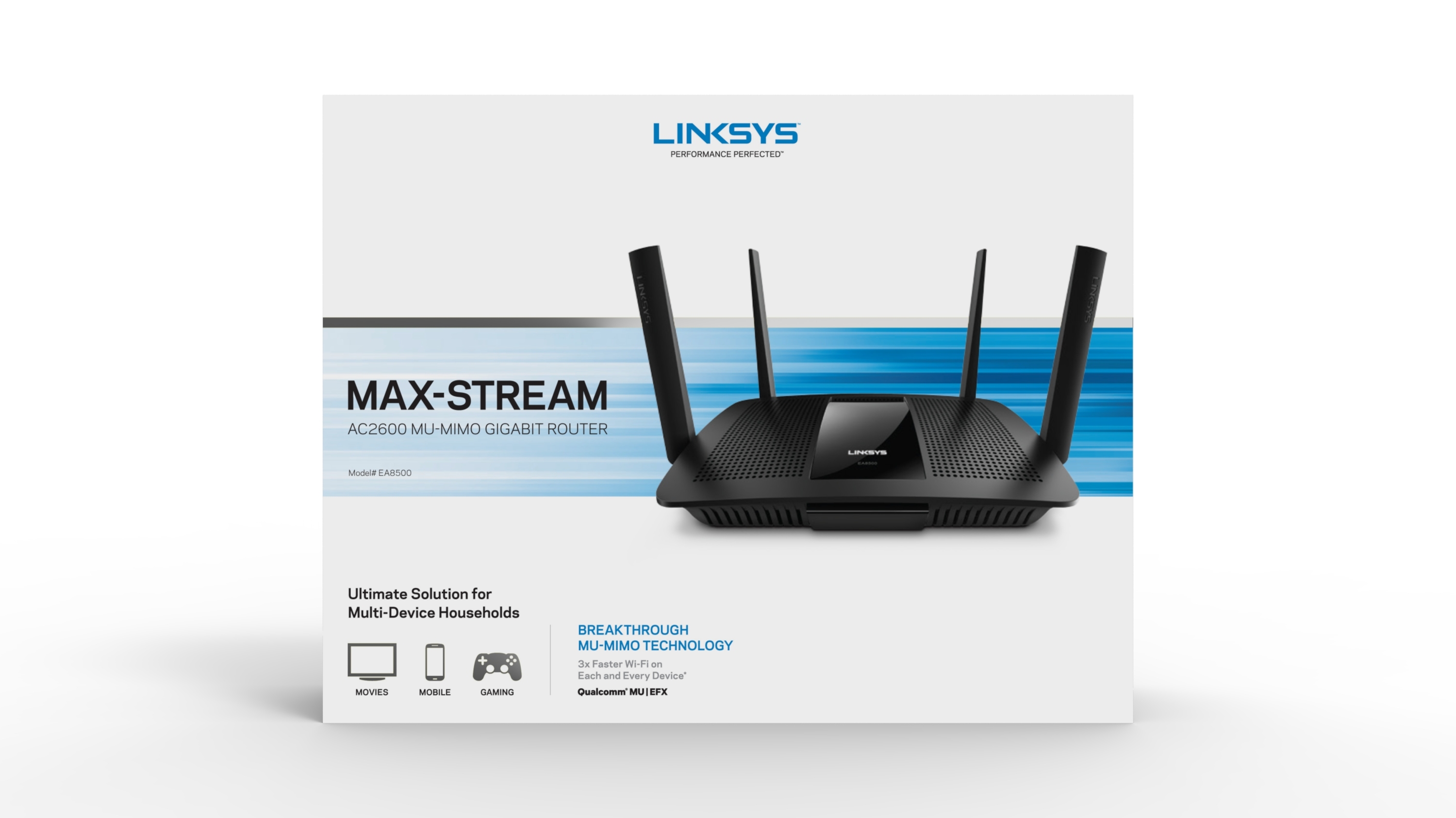 Linksys EA8500 MAX-Stream AC2600 MU-MIMO Gigabit Smart WiFi Router-1