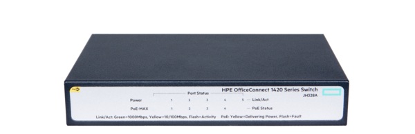 HPE OfficeConnect 1420 5G POE+ (32W) Switch - JH328A-1