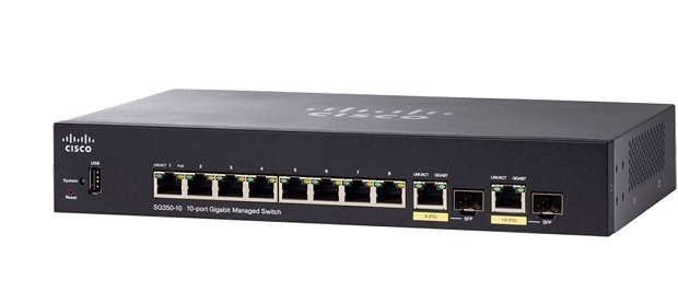 Switch CISCO SG350-10-K9-EU