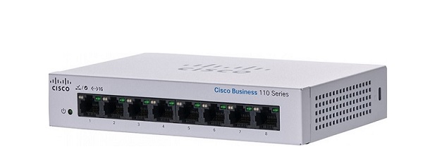 Cisco CBS110 Unmanaged 8-port GE, Desktop, Ext PS - CBS110-8T-D-EU