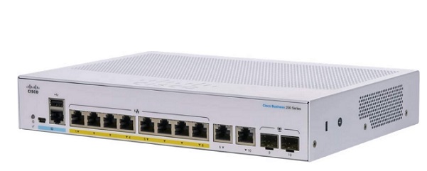 Switch CISCO CBS250-8P-E-2G-EU