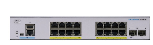 Switch CISCO CBS250-16P-2G-EU