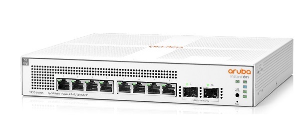 HP Aruba Instant On 1930 8G Class4 PoE 2SFP 124W Switch JL681A-1