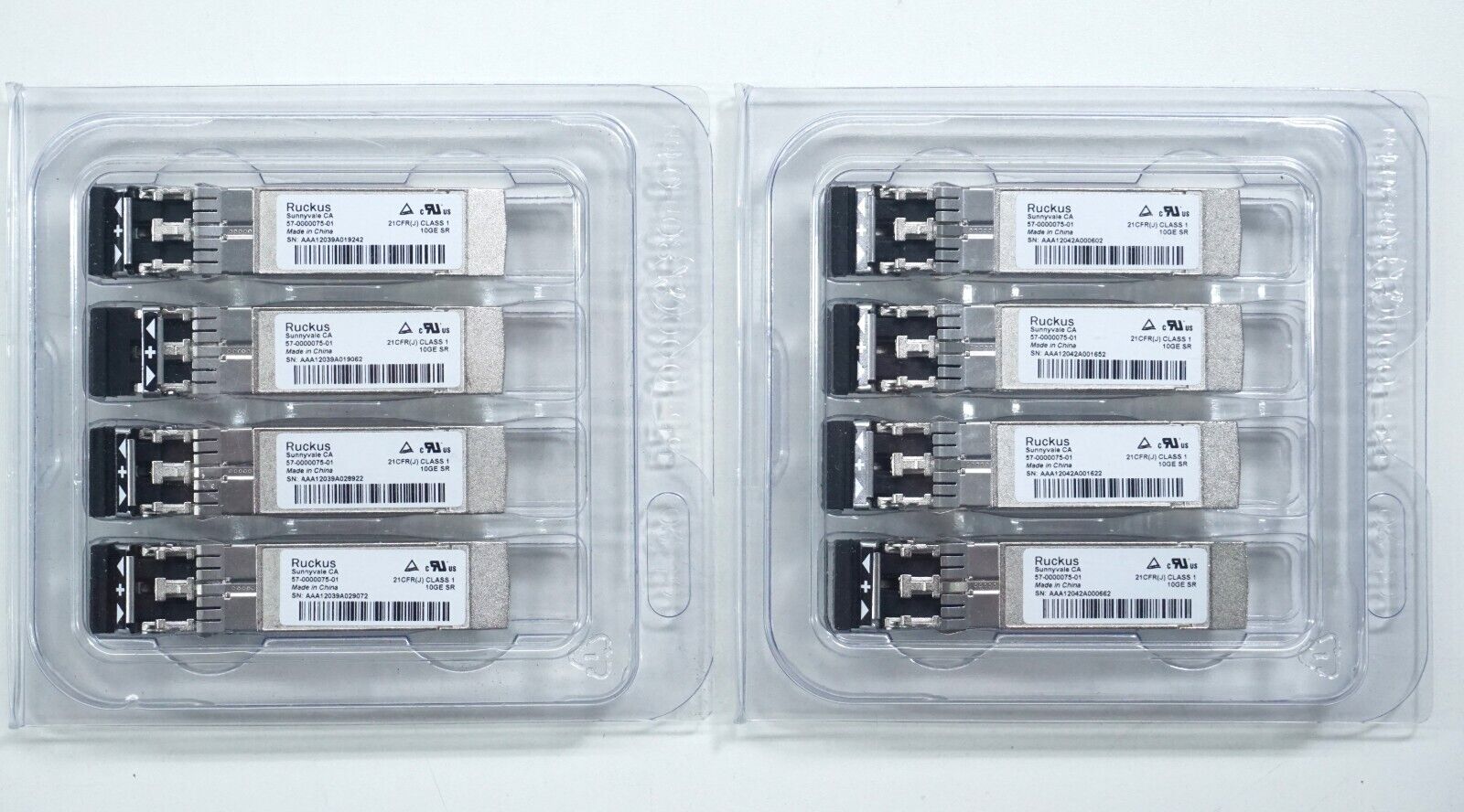 Thiết bị quang SFP+ Ruckus 10BASE-SR (P/N:57-0000075-01) 850nm MMF Optical Transceiver