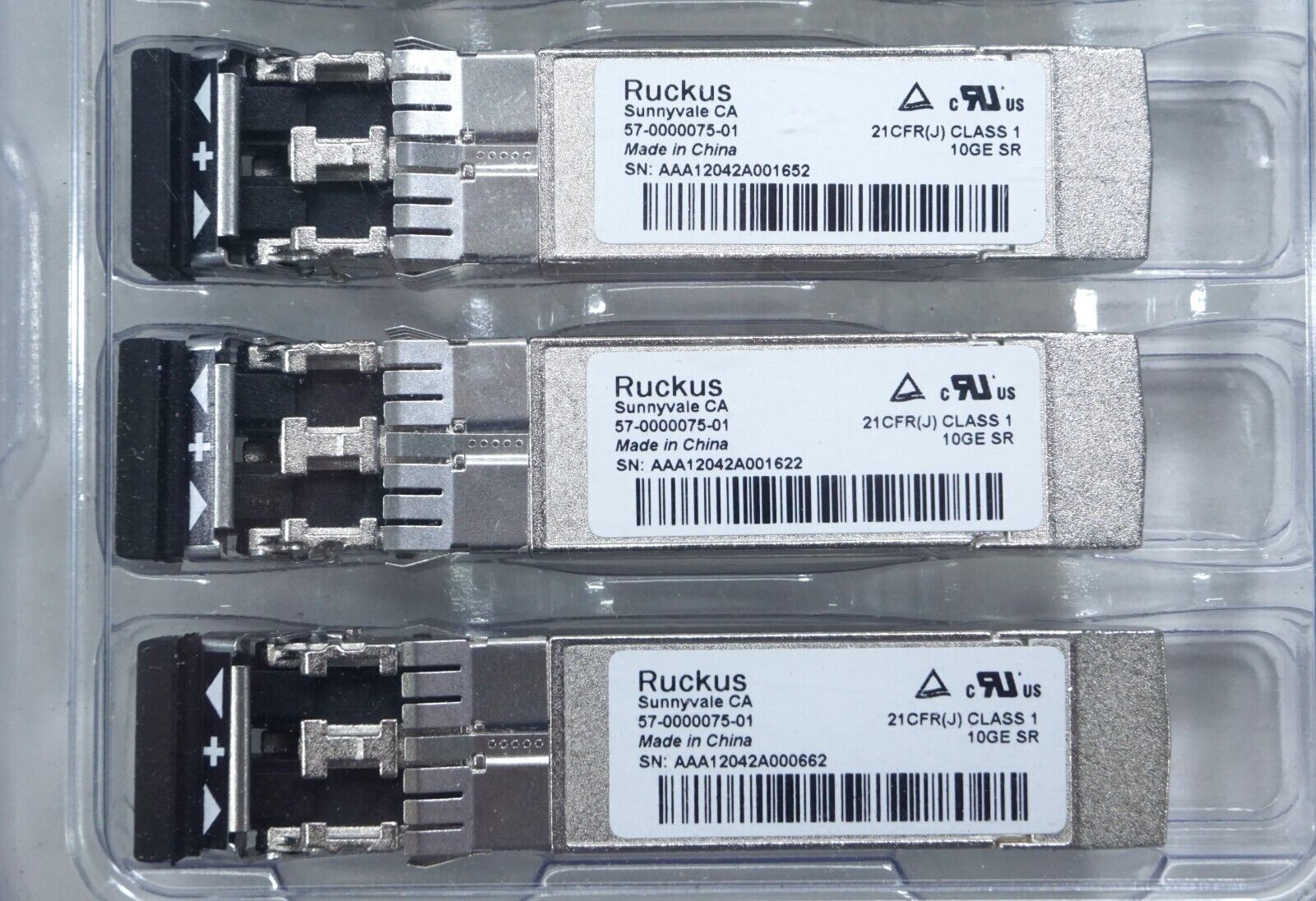 Thiết bị quang SFP+ Ruckus 10BASE-SR (P/N:57-0000075-01) 850nm MMF Optical Transceiver-3