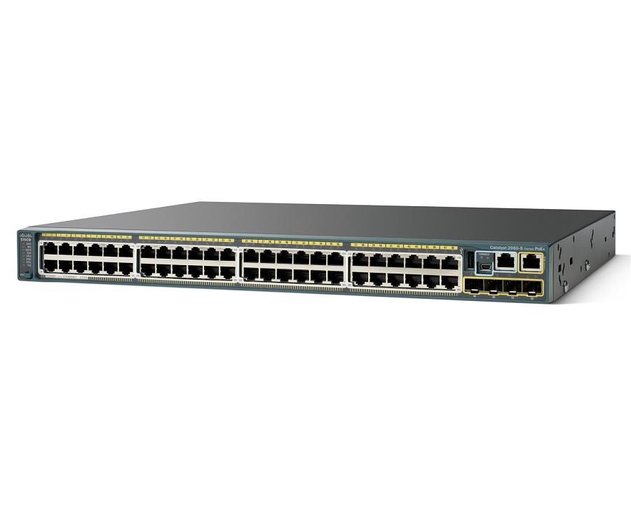Thiết bị chuyển mạch Cisco Catalyst 2960-S Series WS-C2960S-48LPS-L V03 48-Port PoE+-1