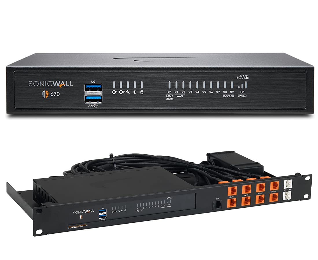 Thiết bị tường lửa SONICWALL TZ670 TOTALSECURE - ADVANCED EDITION 1YR