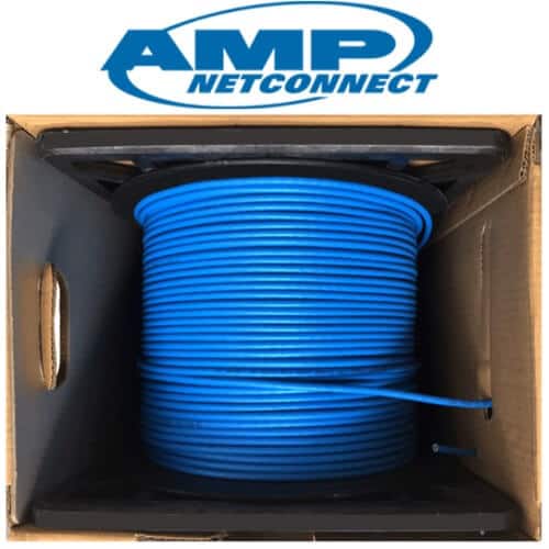Cáp mạng AMP (TE) cat6 chính hãng có tem xác nhận của hãng (1 thùng 305m)