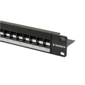 Bản đấu nối cáp đồng rỗng Norden 24 cổng