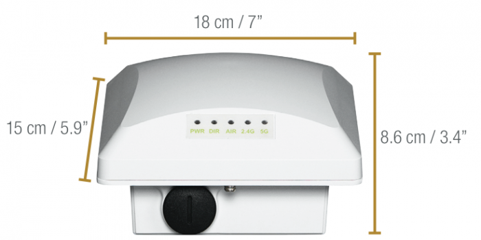 Wifi gắn ngoài trời Outdoor Access Point Ruckus T300-1