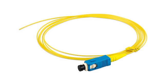 Fiber Optic Pigtail SC Single-Mode OS2 ROSENBERGER 98CS90122M0010-1