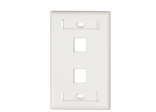2-Port Faceplate BELDEN AX102655-1