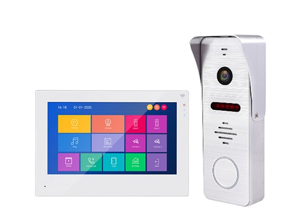 Bộ chuông cửa màn hình Hybrid ZKTeco VK07-C02 Kit-1