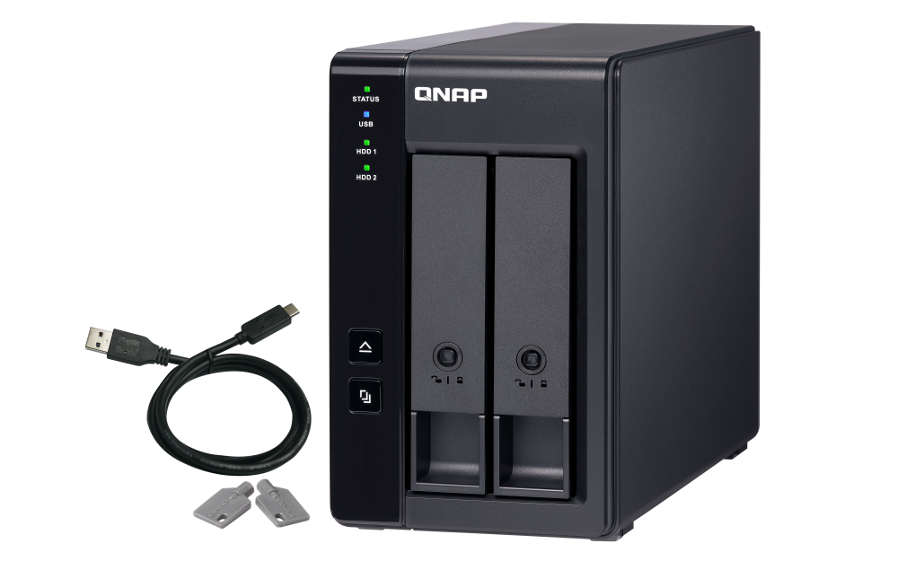 Thiết bị lưu trữ NAS QNAP TR-002-1