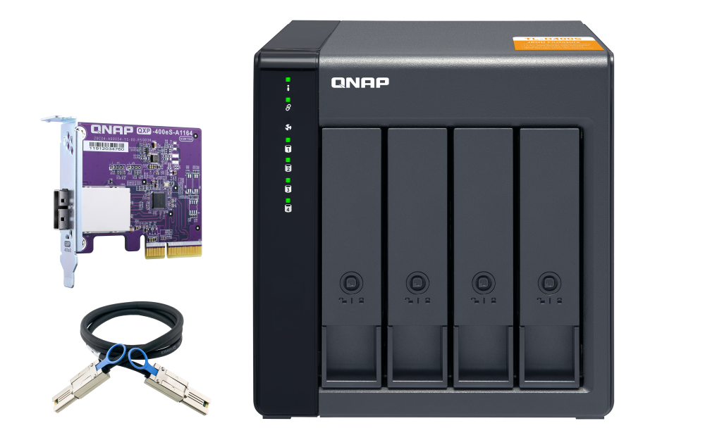 Thiết bị lưu trữ NAS QNAP TL-D400S