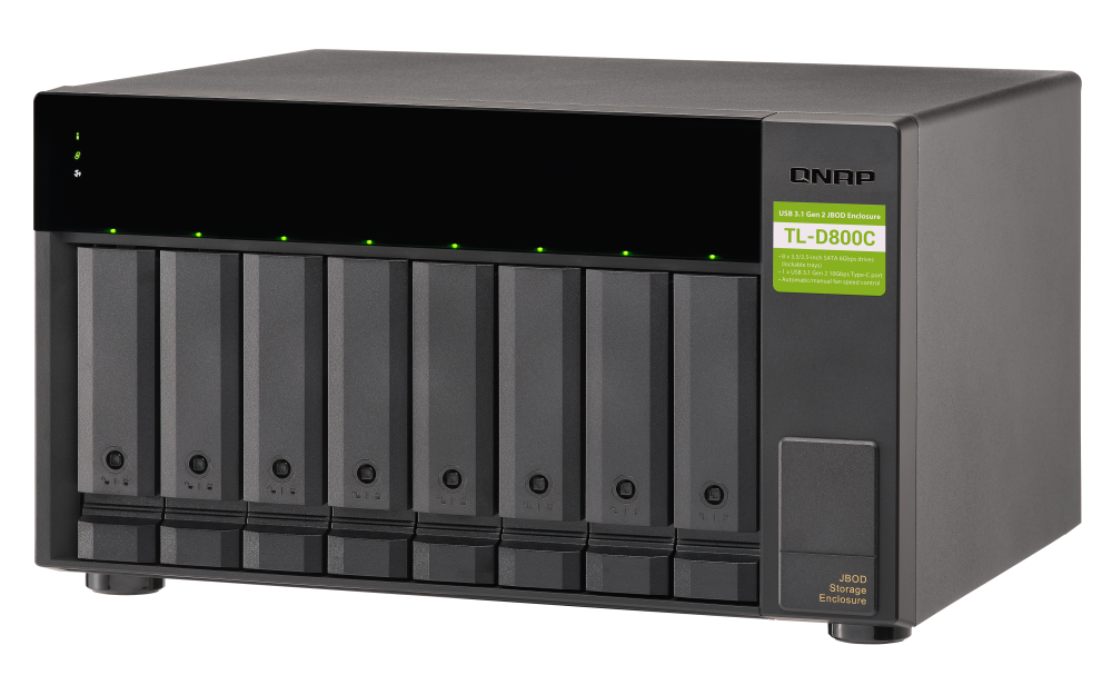 Thiết bị lưu trữ NAS QNAP TL-D800C-1