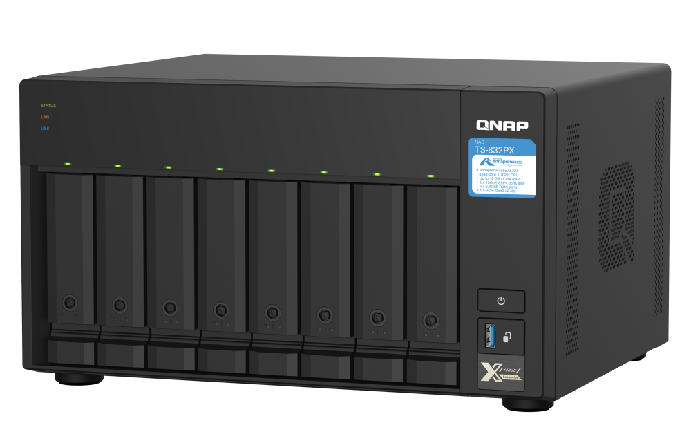 Thiết bị lưu trữ NAS QNAP TS-832PX-4G